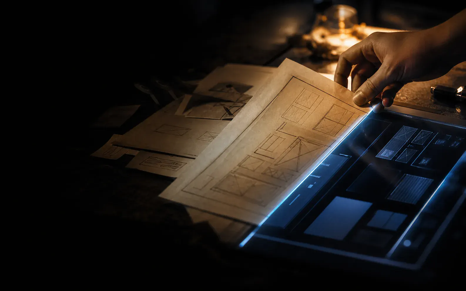 رسم أولي لواجهة يتحول إلى نموذج منتج رقمي قابل للاختبار